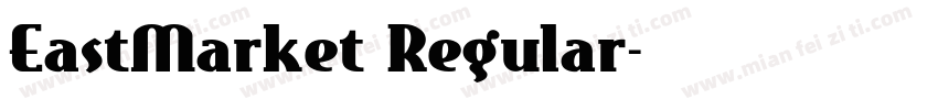 EastMarket Regular字体转换